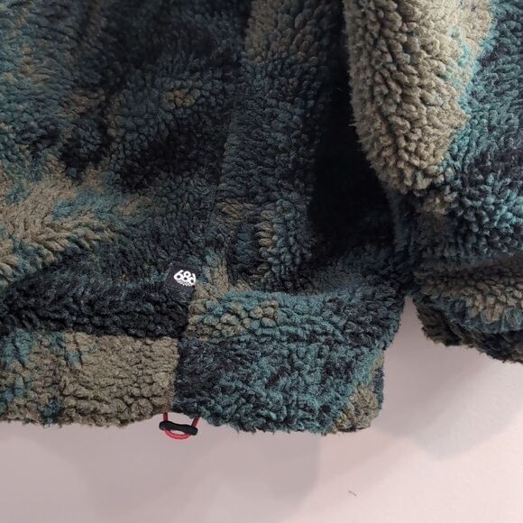 686 Everywhere Outpost Sherpa Jacket Camo Cypress Green/Hemisphere XXL - Picture 9 of 10